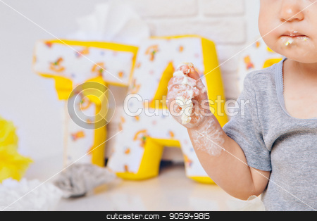 To use this stock image in your creative project, please select the size you need over to the right and click the "Add to Cart" button.
Your downloaded image will come with the Cutcaster watermark removed so don’t worry about the watermark you see on this page. hand of baby food on white background. arm and cake stock photo, hand of baby food on white background. arm and cake by aaalll3110
