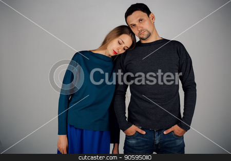 To use this stock image in your creative project, please select the size you need over to the right and click the "Add to Cart" button.
Your downloaded image will come with the Cutcaster watermark removed so don’t worry about the watermark you see on this page. portrait: man and woman kissing on white background. Husband and wife face to face stock photo, portrait: man and woman kissing on white background. Husband and wife face to face by aaalll3110