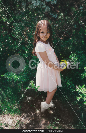 To use this stock image in your creative project, please select the size you need over to the right and click the "Add to Cart" button.
Your downloaded image will come with the Cutcaster watermark removed so don’t worry about the watermark you see on this page. Portrait of a girl on a background of green foliage stock photo, Portrait of a girl on a background of green foliage by aaalll3110