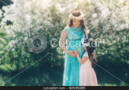 To use this stock image in your creative project, please select the size you need over to the right and click the "Add to Cart" button.
Your downloaded image will come with the Cutcaster watermark removed so don’t worry about the watermark you see on this page. pregnant woman and little girl: family photo outdoors. stock photo, pregnant woman and little girl: family photo outdoors. by aaalll3110