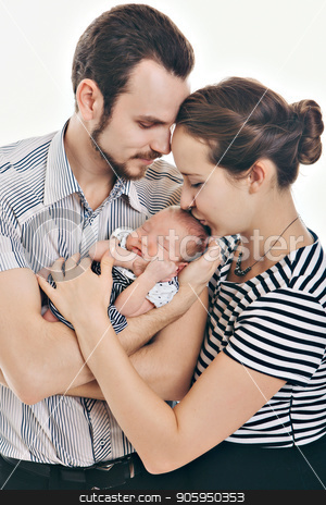 To use this stock image in your creative project, please select the size you need over to the right and click the "Add to Cart" button.
Your downloaded image will come with the Cutcaster watermark removed so don’t worry about the watermark you see on this page. newborn baby lying on the hands of parents on a white background. stock photo, newborn baby lying on the hands of parents on a white background. by aaalll3110