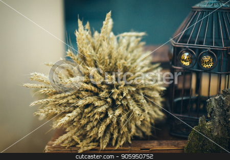 To use this stock image in your creative project, please select the size you need over to the right and click the "Add to Cart" button.
Your downloaded image will come with the Cutcaster watermark removed so don’t worry about the watermark you see on this page. a sheaf of wheat and a bird cage stock photo, a sheaf of wheat and a bird cage by aaalll3110