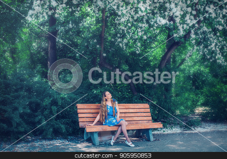 To use this stock image in your creative project, please select the size you need over to the right and click the "Add to Cart" button.
Your downloaded image will come with the Cutcaster watermark removed so don’t worry about the watermark you see on this page. young woman in forest on a background of green foliage stock photo, young woman in forest on a background of green foliage by aaalll3110