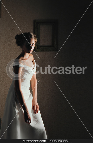 To use this stock image in your creative project, please select the size you need over to the right and click the "Add to Cart" button.
Your downloaded image will come with the Cutcaster watermark removed so don’t worry about the watermark you see on this page. bride, model in beautiful pose photographed in studio stock photo, bride, model in beautiful pose photographed in studio by aaalll3110