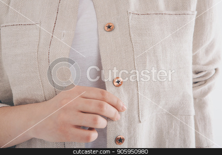 To use this stock image in your creative project, please select the size you need over to the right and click the "Add to Cart" button.
Your downloaded image will come with the Cutcaster watermark removed so don’t worry about the watermark you see on this page. cropped photo: girl holding her hand near her face. Model posing in a white cloth. Item of clothing close-up stock photo, cropped photo: girl holding her hand near her face. Model posing in a white cloth. Item of clothing close-up by aaalll3110