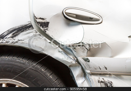 To use this stock image in your creative project, please select the size you need over to the right and click the "Add to Cart" button.
Your downloaded image will come with the Cutcaster watermark removed so don’t worry about the watermark you see on this page. Damaged from an auto accident stock photo, Damage from where a tire rubbed up against and dented the door frame of an automobile. by txking