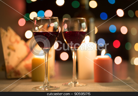 To use this stock image in your creative project, please select the size you need over to the right and click the "Add to Cart" button.
Your downloaded image will come with the Cutcaster watermark removed so don’t worry about the watermark you see on this page. Romantic dinner stock photo, Romantic dinner with candles and wine by Alfira Poyarkova