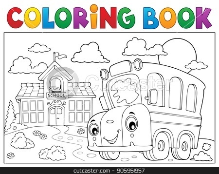 To use this stock image in your creative project, please select the size you need over to the right and click the "Add to Cart" button.
Your downloaded image will come with the Cutcaster watermark removed so don’t worry about the watermark you see on this page. Coloring book school bus theme 6 stock vector clipart, Coloring book school bus theme 6 - eps10 vector illustration. by Klara Viskova