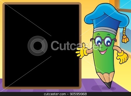 To use this stock image in your creative project, please select the size you need over to the right and click the "Add to Cart" button.
Your downloaded image will come with the Cutcaster watermark removed so don’t worry about the watermark you see on this page. Pencil teacher theme image 2 stock vector clipart, Pencil teacher theme image 2 - eps10 vector illustration. by Klara Viskova