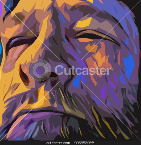 To use this stock image in your creative project, please select the size you need over to the right and click the "Add to Cart" button.
Your downloaded image will come with the Cutcaster watermark removed so don’t worry about the watermark you see on this page. Wisdom Face stock photo, Surreal painting. Old man's face in purple colors. by Bruce Rolff