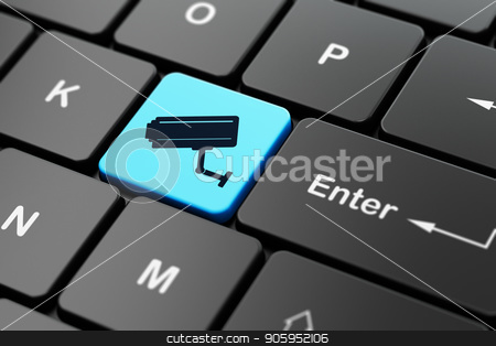 To use this stock image in your creative project, please select the size you need over to the right and click the "Add to Cart" button.
Your downloaded image will come with the Cutcaster watermark removed so don’t worry about the watermark you see on this page. Security concept: Cctv Camera on computer keyboard background stock photo, Security concept: computer keyboard with Cctv Camera icon on enter button background, 3D rendering by mkabakov