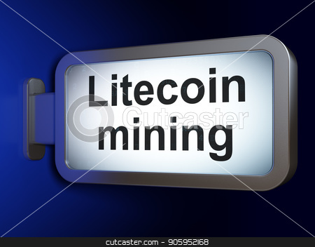 To use this stock image in your creative project, please select the size you need over to the right and click the "Add to Cart" button.
Your downloaded image will come with the Cutcaster watermark removed so don’t worry about the watermark you see on this page. Blockchain concept: Litecoin Mining on billboard background stock photo, Blockchain concept: Litecoin Mining on advertising billboard background, 3D rendering by mkabakov