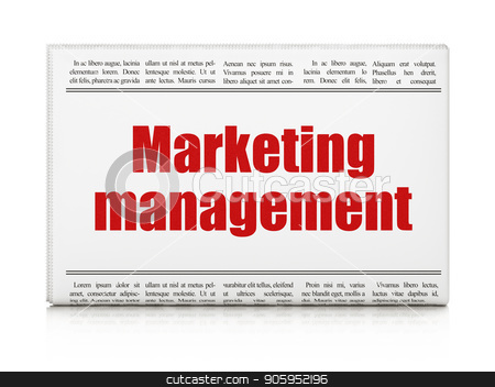 To use this stock image in your creative project, please select the size you need over to the right and click the "Add to Cart" button.
Your downloaded image will come with the Cutcaster watermark removed so don’t worry about the watermark you see on this page. Advertising concept: newspaper headline Marketing Management stock photo, Advertising concept: newspaper headline Marketing Management on White background, 3D rendering by mkabakov