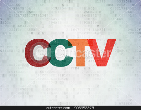 To use this stock image in your creative project, please select the size you need over to the right and click the "Add to Cart" button.
Your downloaded image will come with the Cutcaster watermark removed so don’t worry about the watermark you see on this page. Protection concept: CCTV on Digital Data Paper background stock photo, Protection concept: Painted multicolor text CCTV on Digital Data Paper background by mkabakov