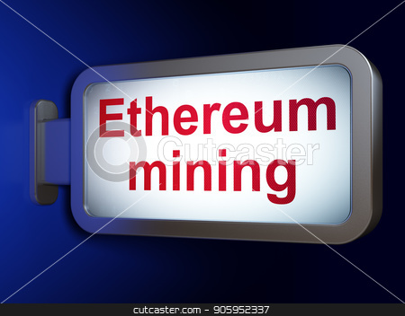 To use this stock image in your creative project, please select the size you need over to the right and click the "Add to Cart" button.
Your downloaded image will come with the Cutcaster watermark removed so don’t worry about the watermark you see on this page. Blockchain concept: Ethereum Mining on billboard background stock photo, Blockchain concept: Ethereum Mining on advertising billboard background, 3D rendering by mkabakov