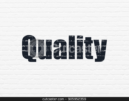 To use this stock image in your creative project, please select the size you need over to the right and click the "Add to Cart" button.
Your downloaded image will come with the Cutcaster watermark removed so don’t worry about the watermark you see on this page. Marketing concept: Quality on wall background stock photo, Marketing concept: Painted black text Quality on White Brick wall background by mkabakov
