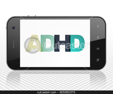 To use this stock image in your creative project, please select the size you need over to the right and click the "Add to Cart" button.
Your downloaded image will come with the Cutcaster watermark removed so don’t worry about the watermark you see on this page. Health concept: Smartphone with ADHD on display stock photo, Health concept: Smartphone with Painted multicolor text ADHD on display, 3D rendering by mkabakov
