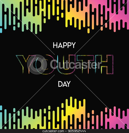 To use this stock image in your creative project, please select the size you need over to the right and click the "Add to Cart" button.
Your downloaded image will come with the Cutcaster watermark removed so don’t worry about the watermark you see on this page. Happy Youth Day abstract glow gradient card stock vector clipart, Happy Youth Day greeting card illustration of abstract modern style colorful gradient background with special celebration text quote. EPS10 vector. by Cienpies Design