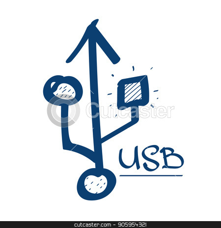 To use this stock image in your creative project, please select the size you need over to the right and click the "Add to Cart" button.
Your downloaded image will come with the Cutcaster watermark removed so don’t worry about the watermark you see on this page. Symbol Universal Serial Bus icon. stock vector clipart, Symbol Universal Serial Bus icon. Design elements in hand drawn style. by Filipp Efanov