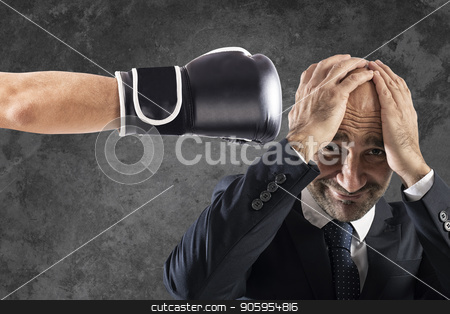 To use this stock image in your creative project, please select the size you need over to the right and click the "Add to Cart" button.
Your downloaded image will come with the Cutcaster watermark removed so don’t worry about the watermark you see on this page. Businessman receives fists from competitors. concept of difficult career stock photo, Injustice for an businessman that receives fists from competitors. concept of difficult career by Federico Caputo