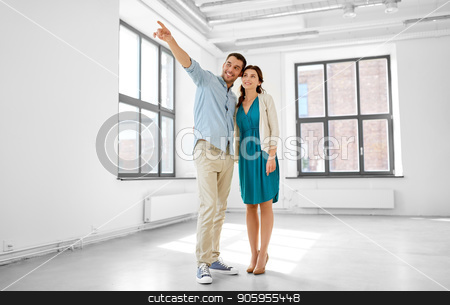 To use this stock image in your creative project, please select the size you need over to the right and click the "Add to Cart" button.
Your downloaded image will come with the Cutcaster watermark removed so don’t worry about the watermark you see on this page. happy couple hugging at new home stock photo, mortgage, people and real estate concept - happy couple hugging at new home by Syda Productions