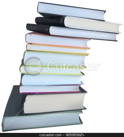 To use this stock image in your creative project, please select the size you need over to the right and click the "Add to Cart" button.
Your downloaded image will come with the Cutcaster watermark removed so don’t worry about the watermark you see on this page. A Stack of Books on a White Background stock vector clipart, A Stack of Books on a White Background - Isolated Books Illustration on White Background, Detailed Vector Image by derocz