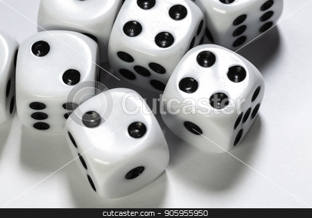 To use this stock image in your creative project, please select the size you need over to the right and click the "Add to Cart" button.
Your downloaded image will come with the Cutcaster watermark removed so don’t worry about the watermark you see on this page. Macro shot of dice on white background stock photo, Macro shot of multiple dice on white background by Shane Maritch