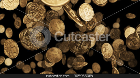 To use this stock image in your creative project, please select the size you need over to the right and click the "Add to Cart" button.
Your downloaded image will come with the Cutcaster watermark removed so don’t worry about the watermark you see on this page. 3D render Falling gold coins bitcoin stock photo, 3D render Falling gold coins bitcoin 4k by bigcity31