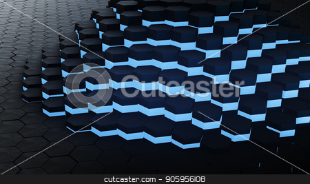 To use this stock image in your creative project, please select the size you need over to the right and click the "Add to Cart" button.
Your downloaded image will come with the Cutcaster watermark removed so don’t worry about the watermark you see on this page. 3D render VJ hexagon glow digital background stock photo, 3D render VJ hexagon glow digital background 4k by bigcity31