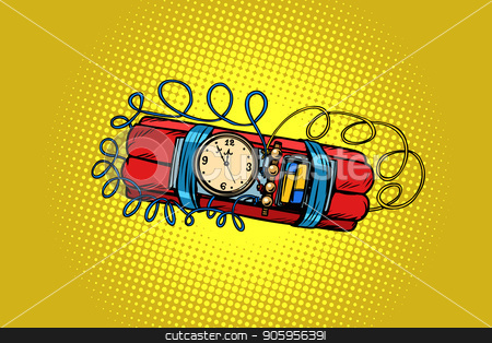 To use this stock image in your creative project, please select the size you need over to the right and click the "Add to Cart" button.
Your downloaded image will come with the Cutcaster watermark removed so don’t worry about the watermark you see on this page. time bomb. explosive dynamite stock vector clipart, time bomb. explosive dynamite. Comic cartoon pop art retro vector illustration drawing by rogistok