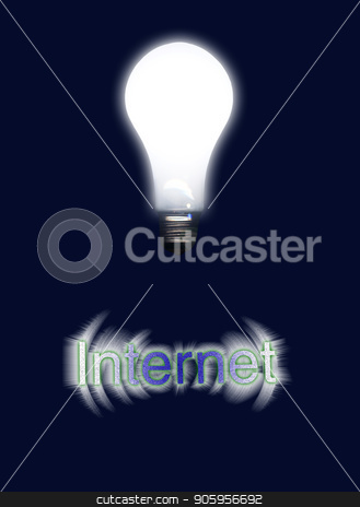 To use this stock image in your creative project, please select the size you need over to the right and click the "Add to Cart" button.
Your downloaded image will come with the Cutcaster watermark removed so don’t worry about the watermark you see on this page. Internet Idea stock photo, Glowing light bulb represents idea. Internet by Bruce Rolff