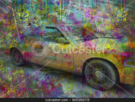 To use this stock image in your creative project, please select the size you need over to the right and click the "Add to Cart" button.
Your downloaded image will come with the Cutcaster watermark removed so don’t worry about the watermark you see on this page. New York Taxi stock photo, New York yellow cab taxi. Abstract colorful background by Bruce Rolff
