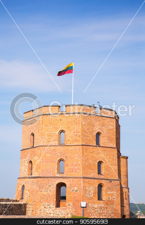To use this stock image in your creative project, please select the size you need over to the right and click the "Add to Cart" button.
Your downloaded image will come with the Cutcaster watermark removed so don’t worry about the watermark you see on this page. Tower Of Gediminas In Vilnius. Historic Symbol Of The City Of Vilnius And Of Lithuania Itself stock photo, Tower Of Gediminas In Vilnius. Historic Symbol Of The City Of Vilnius And Of Lithuania Itself. by Sergiy Artsaba