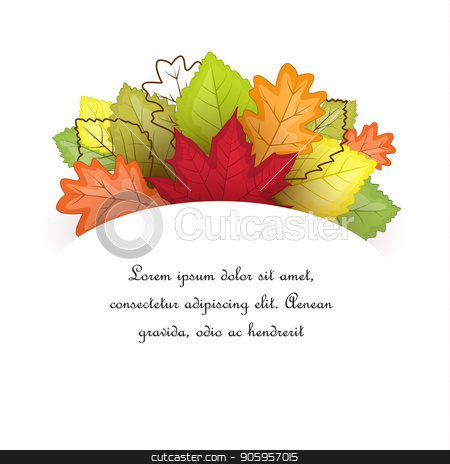 To use this stock image in your creative project, please select the size you need over to the right and click the "Add to Cart" button.
Your downloaded image will come with the Cutcaster watermark removed so don’t worry about the watermark you see on this page. Autumn leaf in colors stock vector clipart, Vector illustration of autumn leaf in colors. Background of natural leaves by Miroslava Hlavacova