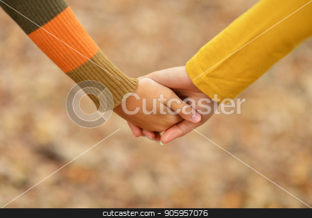 To use this stock image in your creative project, please select the size you need over to the right and click the "Add to Cart" button.
Your downloaded image will come with the Cutcaster watermark removed so don’t worry about the watermark you see on this page. two people holding stock photo, two people holding at the nature close-up by Ruslan Huzau