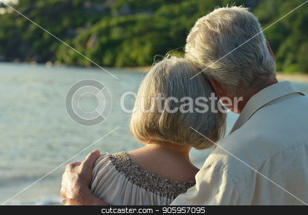 To use this stock image in your creative project, please select the size you need over to the right and click the "Add to Cart" button.
Your downloaded image will come with the Cutcaster watermark removed so don’t worry about the watermark you see on this page. Happy elderly couple hugging stock photo, Happy elderly couple hugging on tropical beach by Ruslan Huzau