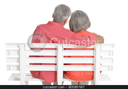 To use this stock image in your creative project, please select the size you need over to the right and click the "Add to Cart" button.
Your downloaded image will come with the Cutcaster watermark removed so don’t worry about the watermark you see on this page. senior couple posing isolated stock photo, senior couple posing isolated on white background by Ruslan Huzau