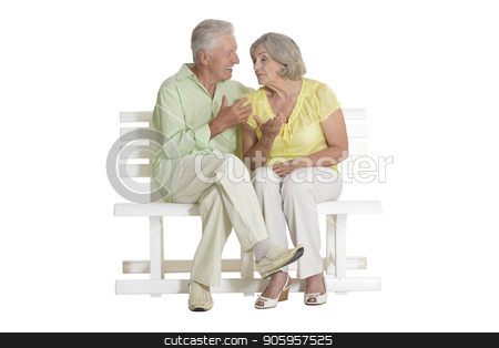 To use this stock image in your creative project, please select the size you need over to the right and click the "Add to Cart" button.
Your downloaded image will come with the Cutcaster watermark removed so don’t worry about the watermark you see on this page. sad senior couple sitting on bench stock photo, sad senior couple sitting on bench and talking isolated on white background by Ruslan Huzau