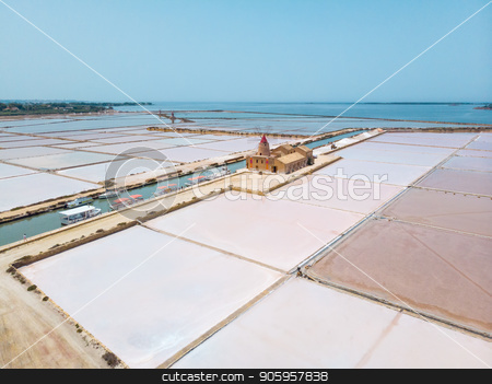 To use this stock image in your creative project, please select the size you need over to the right and click the "Add to Cart" button.
Your downloaded image will come with the Cutcaster watermark removed so don’t worry about the watermark you see on this page. Stagnone Nature Reserve near Marsala and Trapani, Sicily, Italy. stock photo, Stagnone Nature Reserve or natural reserve of the Saline dello Stagnone near Marsala and Trapani, Sicily, Italy. by kasto