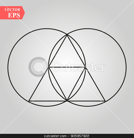 To use this stock image in your creative project, please select the size you need over to the right and click the "Add to Cart" button.
Your downloaded image will come with the Cutcaster watermark removed so don’t worry about the watermark you see on this page. Sacred geometry - zen minimalism - vesca piscis -pointed oval figure used as an architectural feature and as an aureole enclosing figures such as Christ or the Virgin Mary in medieval art. stock vector clipart, Sacred geometry - zen minimalism - vesca piscis -pointed oval figure used as an architectural feature and as an aureole enclosing figures such as Christ or the Virgin Mary in medieval art. eps 10 by elnurbabayev