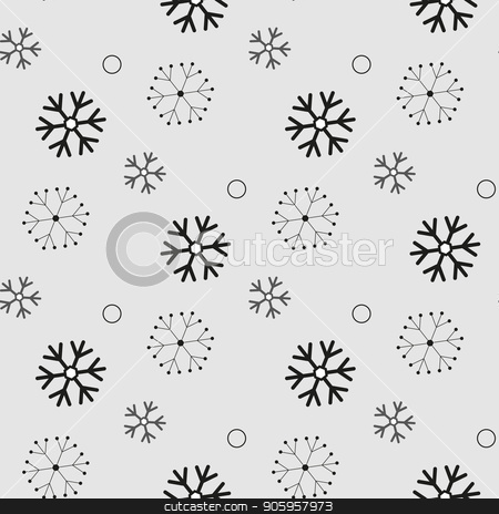 To use this stock image in your creative project, please select the size you need over to the right and click the "Add to Cart" button.
Your downloaded image will come with the Cutcaster watermark removed so don’t worry about the watermark you see on this page. Black snowflakes seamless pattern on white Christmas background. stock vector clipart, Black snowflakes seamless pattern on white Christmas background. eps 10 by elnurbabayev