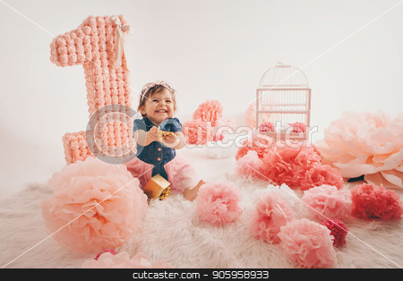 To use this stock image in your creative project, please select the size you need over to the right and click the "Add to Cart" button.
Your downloaded image will come with the Cutcaster watermark removed so don’t worry about the watermark you see on this page. a little girl sitting on the floor among the flowers on a white background. Smiling child playing with a Golden toy stock photo, a little girl sitting on the floor among the flowers on a white background. Smiling child playing with a Golden toy by aaalll3110