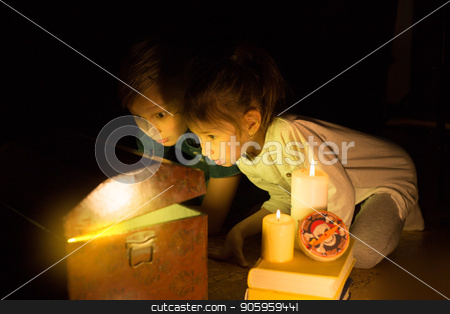 To use this stock image in your creative project, please select the size you need over to the right and click the "Add to Cart" button.
Your downloaded image will come with the Cutcaster watermark removed so don’t worry about the watermark you see on this page. Cute girl and adventurous boy found a treasures. Happy young pirates. stock photo, Childhood dreams. Cute girl and adventurous boy found a treasures. Happy young pirates. by Alfira Poyarkova