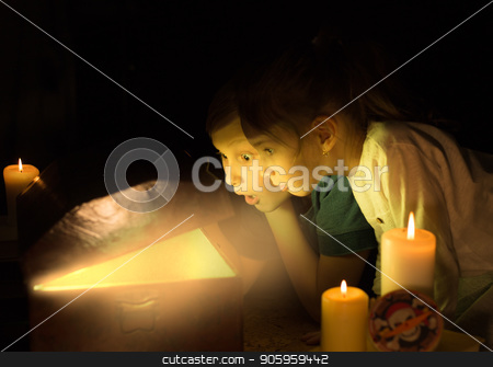 To use this stock image in your creative project, please select the size you need over to the right and click the "Add to Cart" button.
Your downloaded image will come with the Cutcaster watermark removed so don’t worry about the watermark you see on this page. Cute girl and adventurous boy found a treasures. Happy young pirates. stock photo, Childhood dreams. Cute girl and adventurous boy found a treasures. Happy young pirates. by Alfira Poyarkova