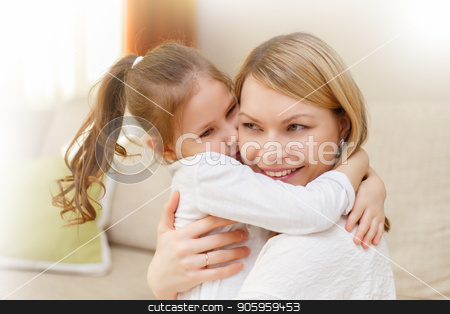 To use this stock image in your creative project, please select the size you need over to the right and click the "Add to Cart" button.
Your downloaded image will come with the Cutcaster watermark removed so don’t worry about the watermark you see on this page. Mother and her little daughter child girl playing and hugging. stock photo, Mother and her little daughter child girl playing and hugging. Happy loving family. by Alfira Poyarkova