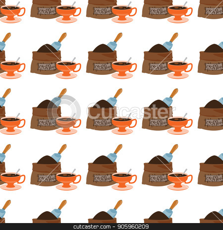 To use this stock image in your creative project, please select the size you need over to the right and click the "Add to Cart" button.
Your downloaded image will come with the Cutcaster watermark removed so don’t worry about the watermark you see on this page. Seamless pattern with illustrations on the theme of coffee. Sack of coffee beans cup stock vector clipart, Seamless pattern with illustrations on the theme of coffee. Sack of coffee beans cup. by Filipp Efanov