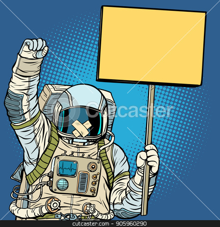 To use this stock image in your creative project, please select the size you need over to the right and click the "Add to Cart" button.
Your downloaded image will come with the Cutcaster watermark removed so don’t worry about the watermark you see on this page. Astronaut with gag protesting for freedom of speech stock vector clipart, Astronaut with gag protesting for freedom of speech. Pop art retro vector illustration vintage kitsch drawing by studiostoks