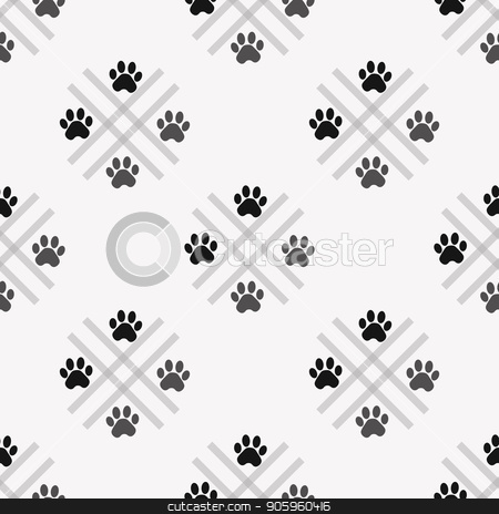 To use this stock image in your creative project, please select the size you need over to the right and click the "Add to Cart" button.
Your downloaded image will come with the Cutcaster watermark removed so don’t worry about the watermark you see on this page. Paw print seamless. Traces of Cat Textile Pattern. Vector seamless stock vector clipart, Paw print seamless. Traces of Cat Textile Pattern. Vector seamless eps 10 by elnurbabayev