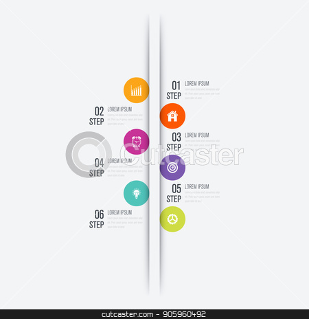 To use this stock image in your creative project, please select the size you need over to the right and click the "Add to Cart" button.
Your downloaded image will come with the Cutcaster watermark removed so don’t worry about the watermark you see on this page. Vector illustration infographics 6 options stock vector clipart, Vector illustration infographics 6 options. Data and information visualization. Dynamic infographics stylish geometric. element for design business invitations, gift cards, flyers and brochures by Amelisk
