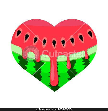 To use this stock image in your creative project, please select the size you need over to the right and click the "Add to Cart" button.
Your downloaded image will come with the Cutcaster watermark removed so don’t worry about the watermark you see on this page. Fresh Ripe Watermelon Icon stock vector clipart, Fresh Ripe Watermelon Icon Isolated on White Background by valeo5